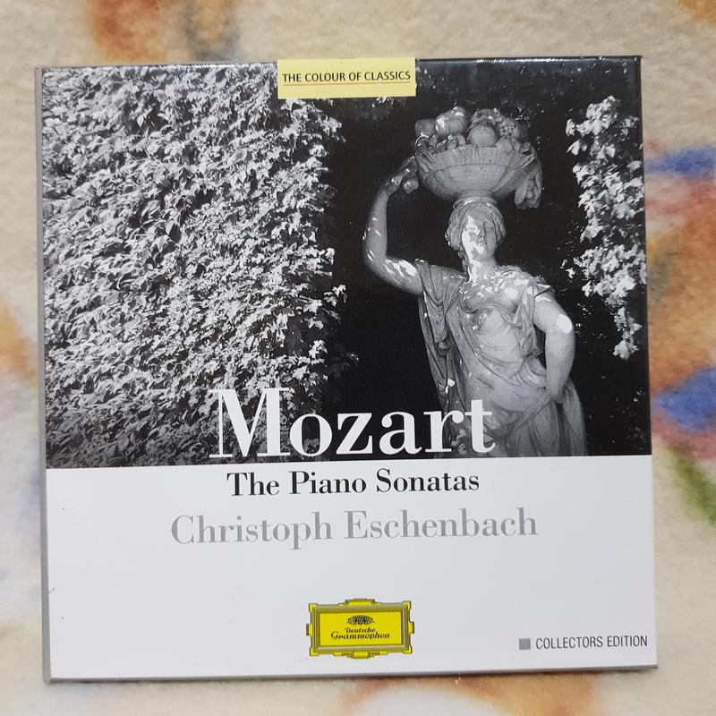 Christoph Eschenbach艾森巴哈cd=莫札特:鋼琴奏鳴曲集5cd