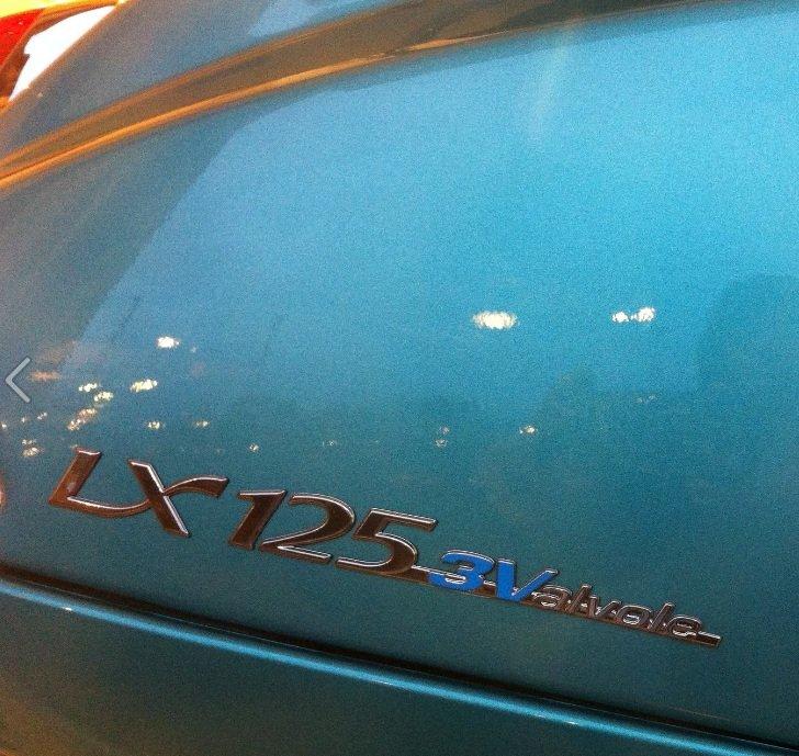 VESPA LX 3V原廠車側貼 英國原裝進口