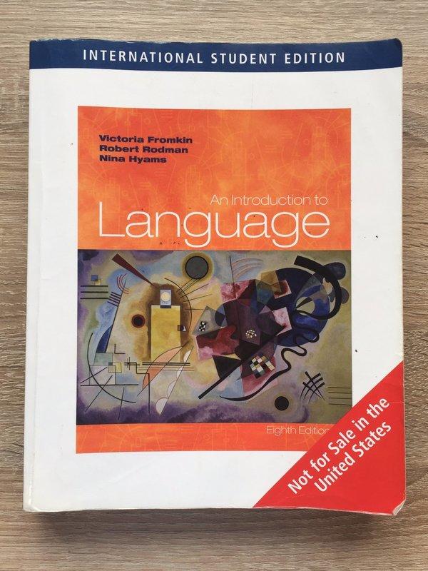 An Introduction to Language 第8版 Thomson Wadsworth