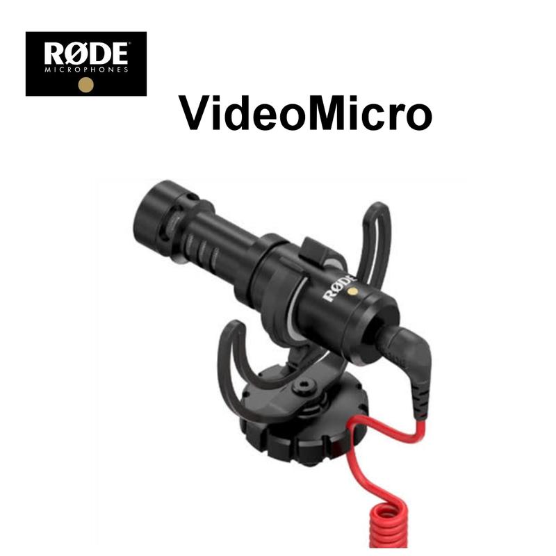 [富豪相機]RODE VideoMicro 微型電容式麥克風 機頂麥克風 含防震架+毛制防風罩 無需電池(正成公司貨)