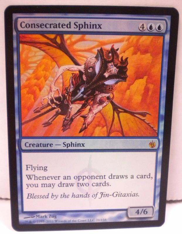 魔法部屋MTG單卡售MBS 圍攻秘羅地Consecrated Sphinx 祝聖史芬斯【英文