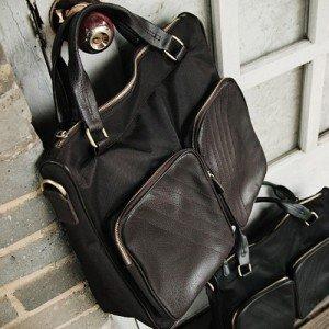 【yes99buy】男包新款 男式時尚休閒商務手提包 拎背多用包 男式公文包