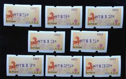 郵資票系列–104年吉羊郵資票 國內外套票 藍色打印