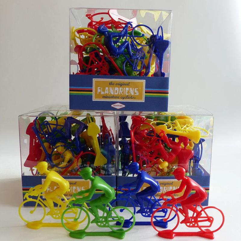 松果商號 Flandriens 公路車自行車小人塑膠模型玩具兵環法