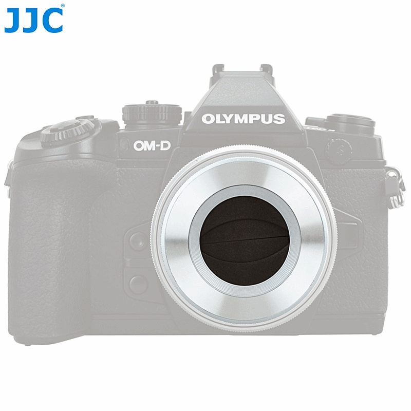 又敗家JJC黑色Olympus MZD 14-42mm自動鏡頭蓋f3.5-5.6 EZ自動鏡蓋Z-O14-42