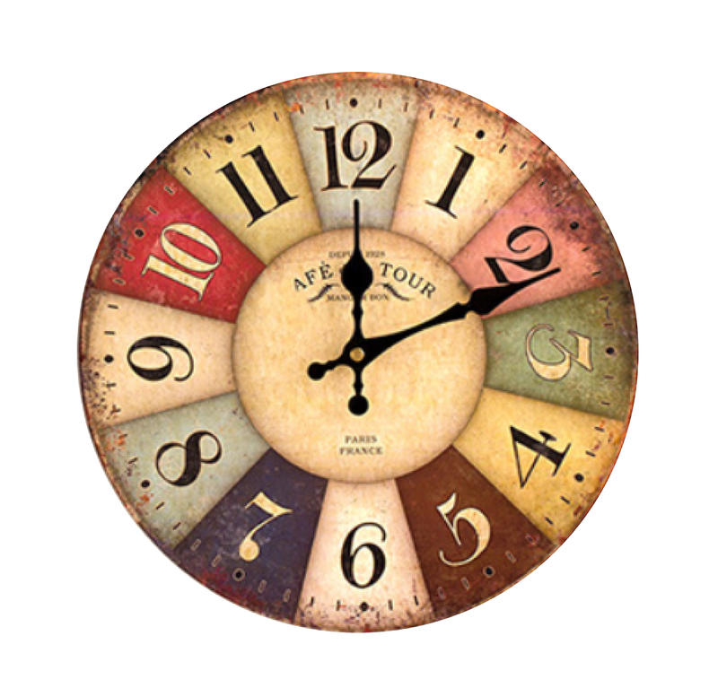 歐式時鐘、客廳鐘錶、靜音木質掛鐘錶、石英壁鐘復古鐘