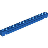 【小荳樂高】LEGO 藍色 1x14 特殊凹槽軌道磚塊 Brick Groove 6177962 4217