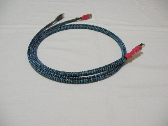 HTPC專用分離式USB線(B公 - 2A公) - 1M