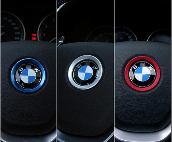 BMW 金屬 方向盤 中心貼 F10 F20 GT E34 E36 E38 E46  E39 E83 E90 E92