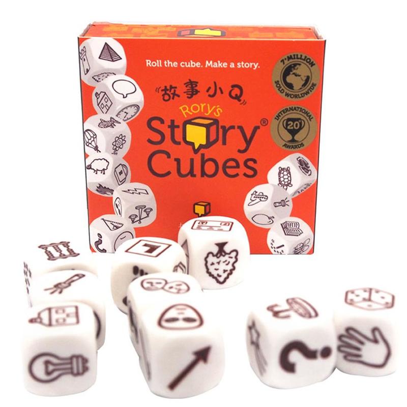 限量送牌套全新正版桌遊(大方桌遊) 故事骰Story cube orginal 故事小Q 基本版 Story cub