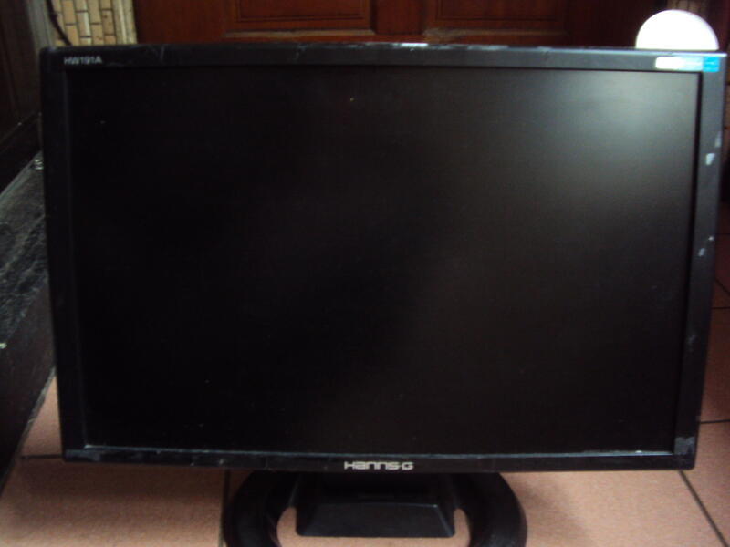 中古良品 瀚宇彩晶 Hanns.G HW191A 19吋 液晶顯示器 400元 露天市集 全台最大的網路購物市集