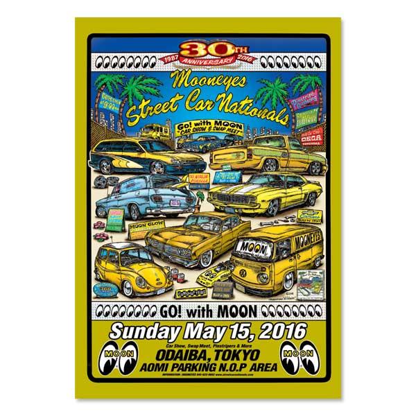 (I LOVE樂多)2016 第30屆 MOONEYES Street Car Nationals 海報