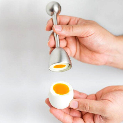 304不銹鋼開蛋器敲蛋器開殼器創意彈力打蛋器切蛋器歐式計量球開蛋器