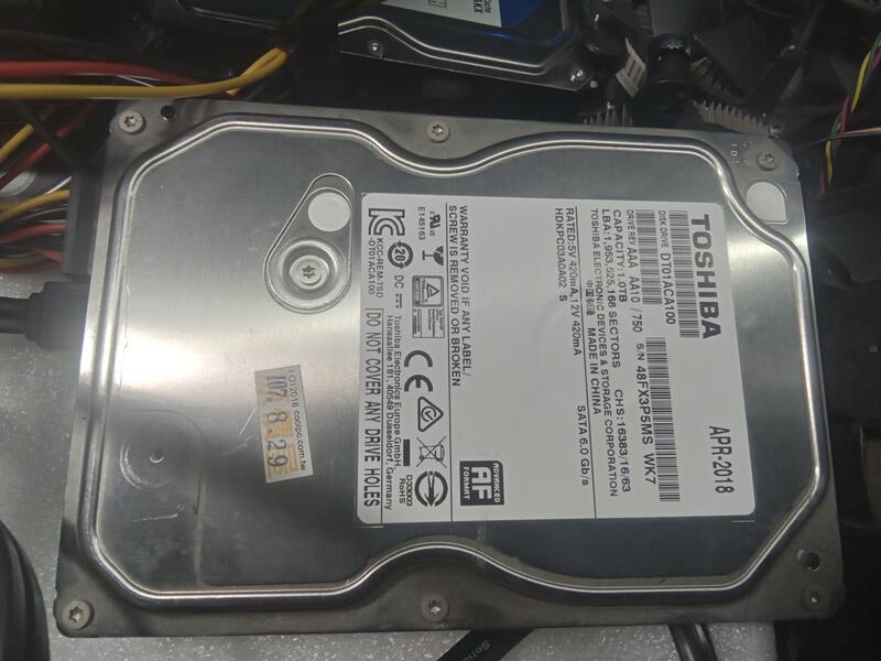 3 5 TOSHIBA DT01ACA100 1T 1000 2G 