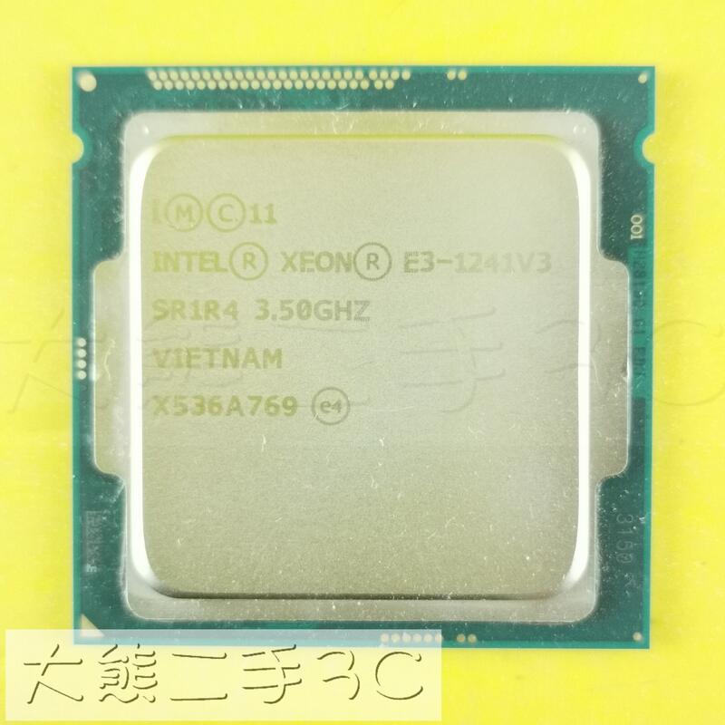 3C CPU 1150 Xeon E3 1241 V3 UP 3 9G 8M 5GT s SR1R4 4C8T 3c-cpu-1150-xeon-e3-1241-v3-up-3-9g-8m-5gt-s-sr1r4-4c8t