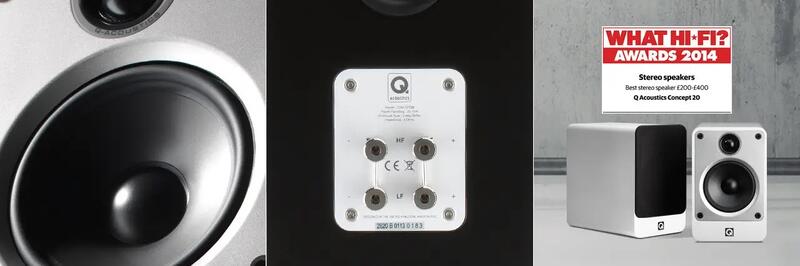 Q Acoustics『盛昱音響』Concept 20 英國 書架喇叭 / 鋼琴烤漆黑 - 歡迎議價