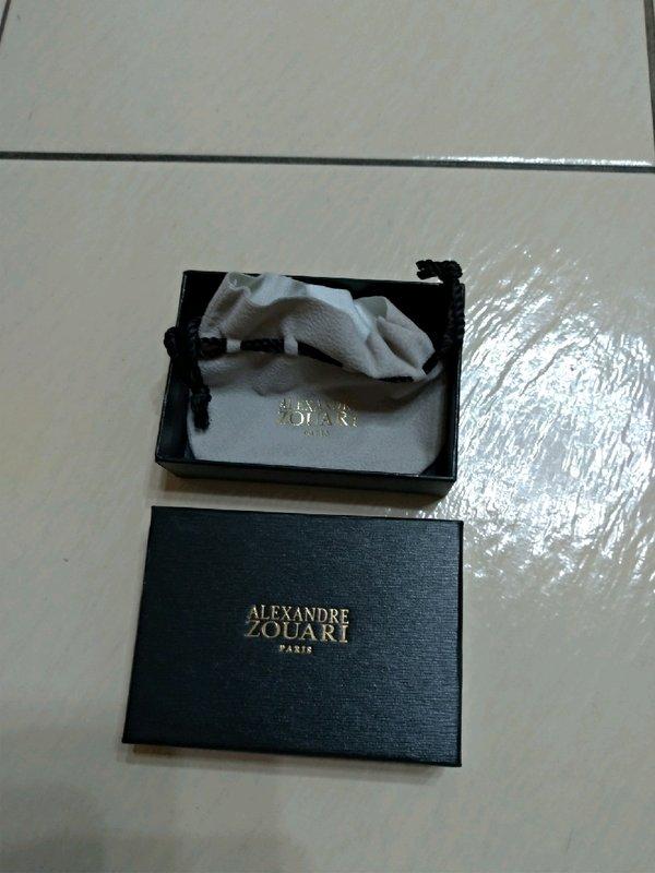ALEXANDRE ZOUARI 包裝紙盒+絨布束口袋