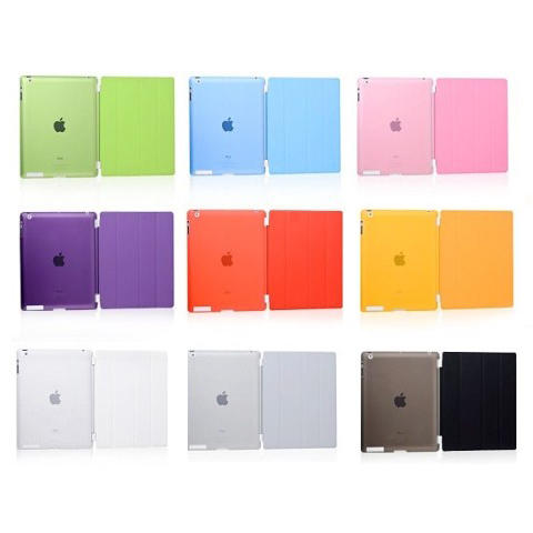 【EC Agent】iPad Air (2013) 一代 半透色皮套 黑白灰紅橙藍綠粉紫A1474 A1475 A147