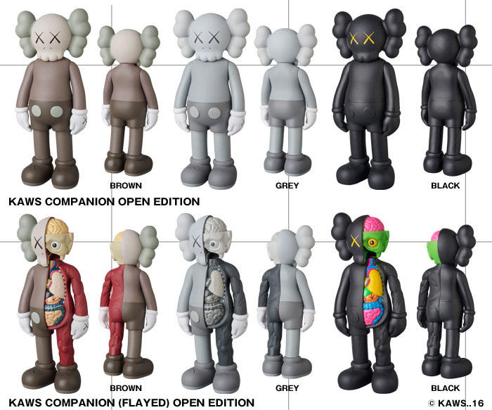 ❤里昂玩具部❤正日版全新現貨六款KAWS COMPANION OPEN EDITION FLAYE