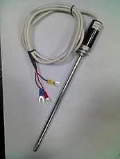 PT100 感測器 熱電阻 溫度感測器 傳感器  熱電偶   尾線2米 溫度感應探頭 測溫杆  [128057-015]