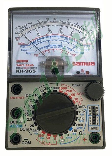 113電表 指針 KH-965 samwa 三用電表 萬用表 高級精準指針電表 附測棒及電池 >>1套