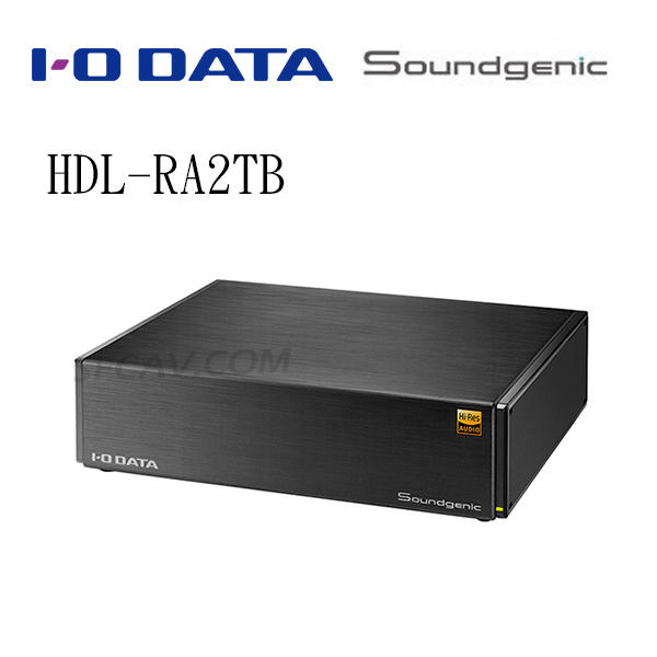 【勝豐群音響】I-O DATA Soundgenic HDL-RA2TB 音樂伺服器 