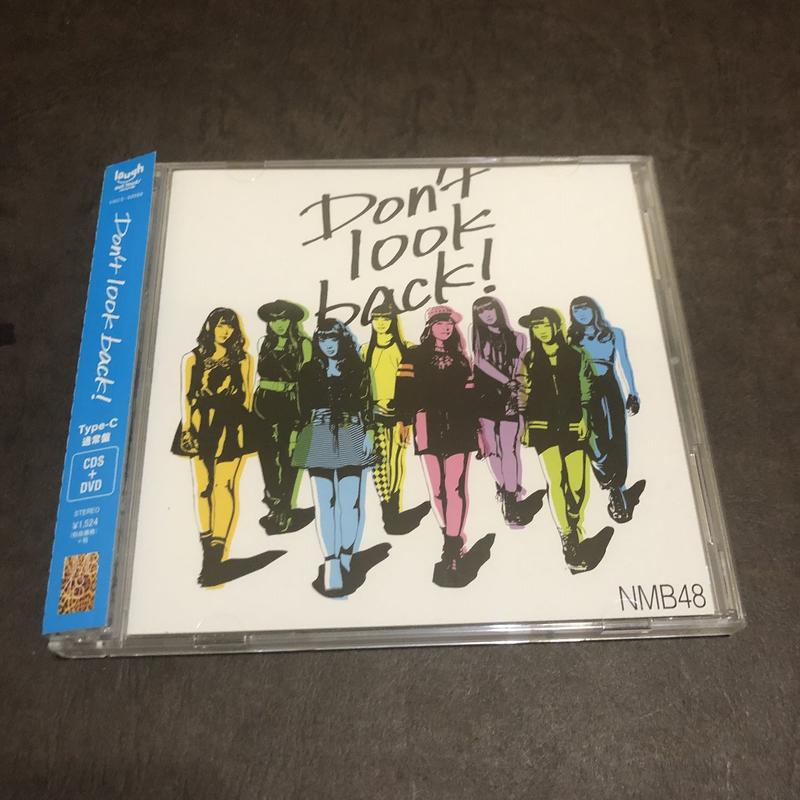 二手 CD & DVD NMB48 Don't look back! 通常盤 Type C 日版 單曲 有側標 E箱