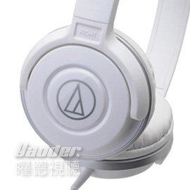 【曜德】鐵三角 ATH-S100 白色 輕量型耳機 SJ-11更新版 ★超商免運★送收線器★
