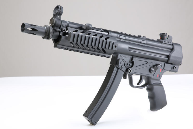 台南 武星級 鋼製 仿真後座力 SRC MP5 衝鋒槍 CO2槍 AS TAC戰術魚骨(GBB瓦斯槍M4卡賓槍AR步槍
