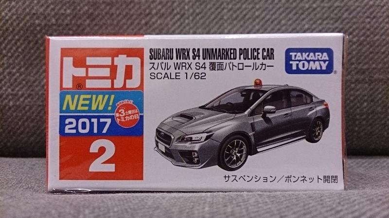 [歐卡城日貨] TAKARA TOMY TOMICA 2 SUBARU WRX S4 覆面警車