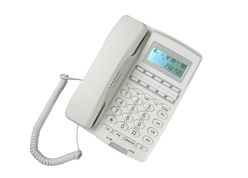 景陽電信 ◎大螢幕來電顯示RS-8012免持聽筒耳機電話. 防雷擊、電磁 16種鈴聲.12組速撥號