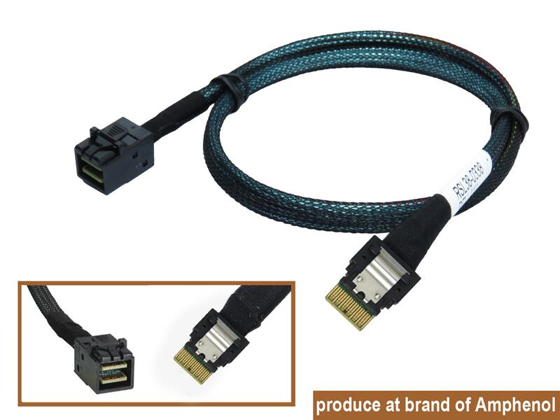 SlimSAS (SFF8654) to Mini SAS HD (SFF8643) 傳輸線 露天市集 全台最大的網路購物市集
