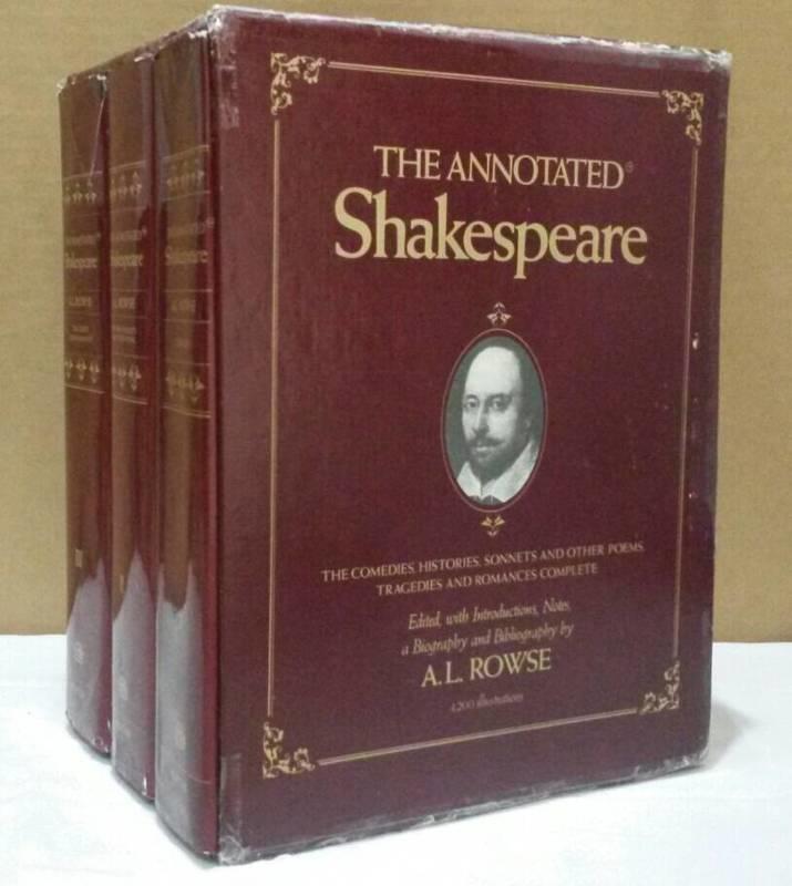絕版大型書/有現貨十公斤《The Annotated Shakespeare》莎士比亞註解版：喜劇/歷史/悲劇/十四行詩