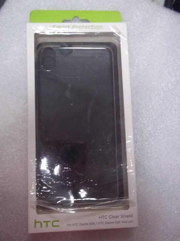 HTC Desire 826 D826+ A52 雙色保護套透明黑