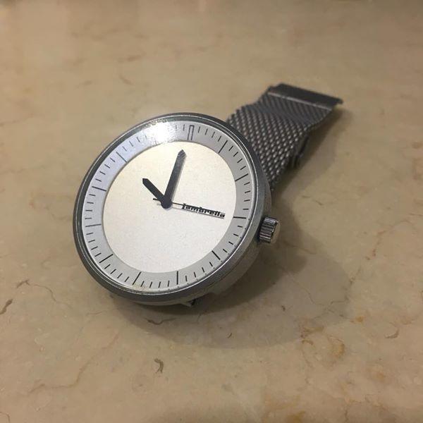 Lam Bretta Franco 銀色 不鏽鋼錶帶 精品錶 不換物