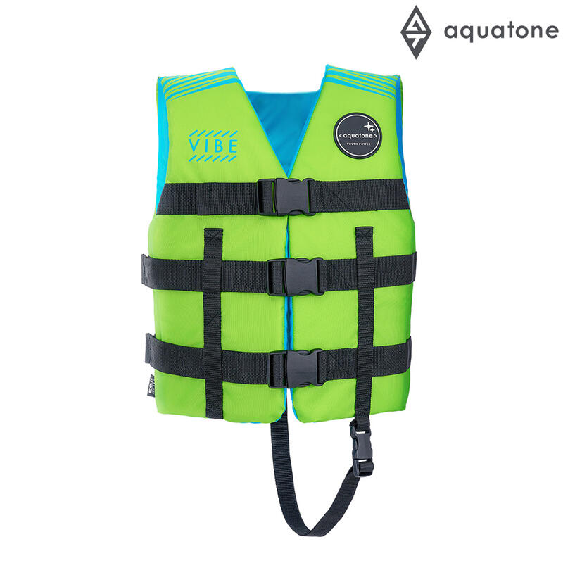 【JIALORNG 嘉隆】 Aquatone 兒童/青少年浮力背心 VIBE TC-SE100 綠色 浮力衣 浮力助具 