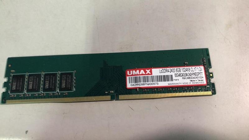 桌機記憶體 UMAX DDR4 2400 8G