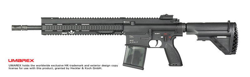 HMM VFC 北區 銷售改裝中心 Umarex HK417D AEG 16吋 伸縮托全金屬電動槍長槍步槍$12000