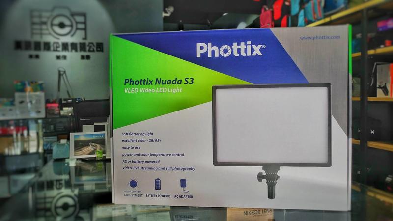 瘋相機] Phottix Nuada S3 VLED Video LED Light 柔光燈公司貨| 露天市