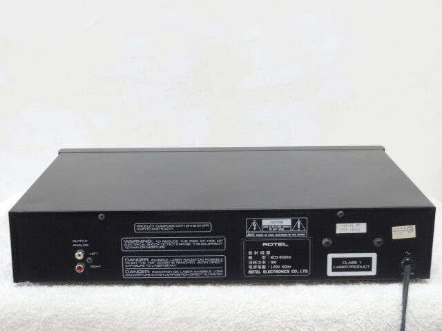 ~ 英國品牌 ROTEL RCD-930AX 高級CD播放機 ( $2000 有附遙控器 優質推薦 ) ~ | 露天市集 | 全台最大的網路購物市集