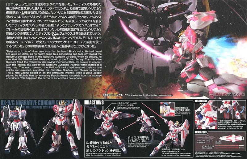 【鋼普拉】現貨 BANDAI HGUC 1/144 #222 NARRATIVE GUNDAM 敘事鋼彈 C裝備