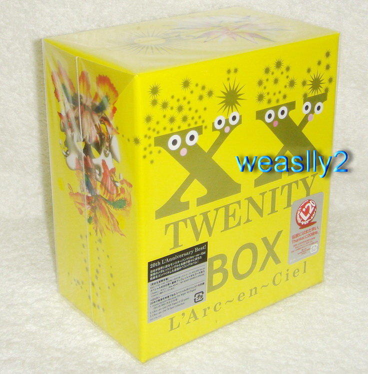 彩虹樂團L'Arc~en~Ciel- Twenity Box (日版初回限定盤3 CD+DVD+