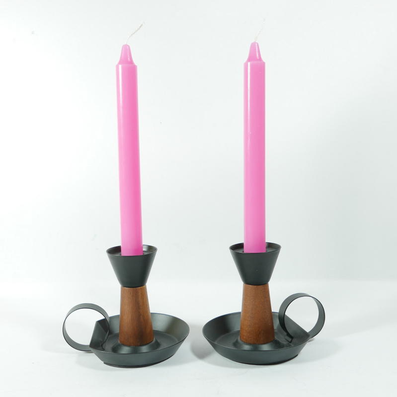 2支一組 20cm長  粉紅色 桿狀純色無香味蠟燭(從內到外都一樣顏色)  魔法蠟燭儀式 生日宴會 招財 豐盛