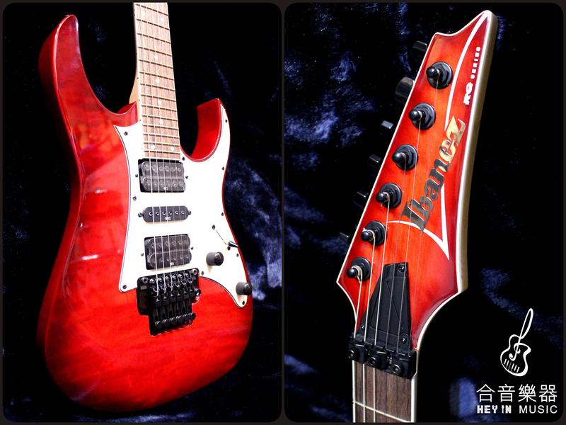 合音樂器＊全新IBANEZ RG350QMZ 大搖座電吉他透明紅漸層日本限定款