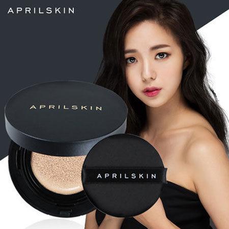 ●魅力十足● 最新2.0 版本上市 韓國正品 APRIL SKIN 魔法雪肌氣墊粉餅 黑盒 氣墊粉餅