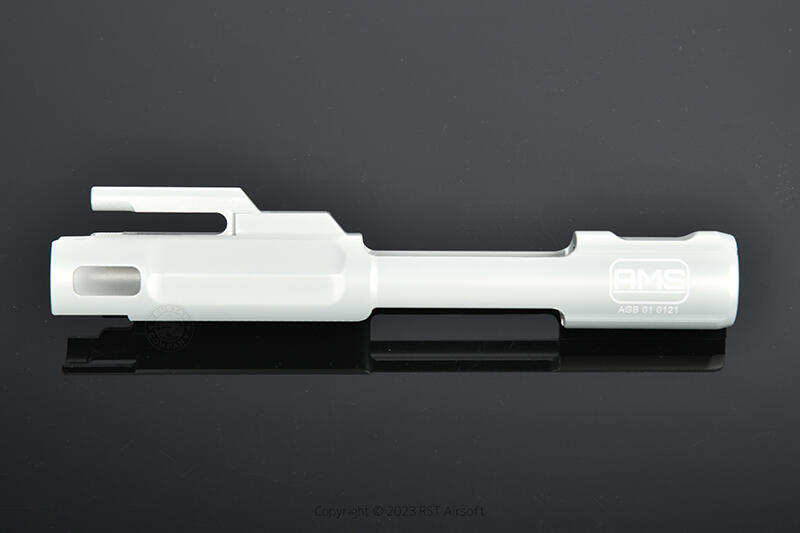 RST紅星- AMS 一體成型式 CNC加工 鋁槍機 for GHK M4 MK18 URGI 銀色 QGG-BOLT