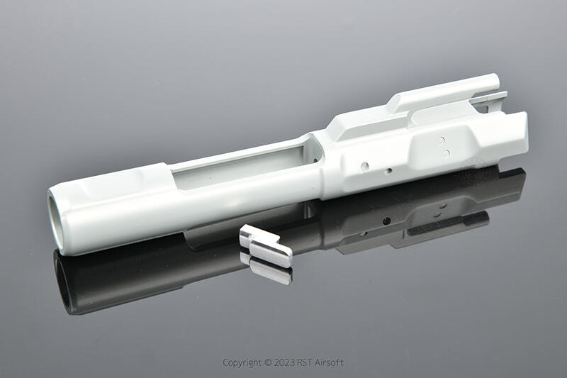 RST紅星- AMS 一體成型式 CNC加工 鋁槍機 for GHK M4 MK18 URGI 銀色 QGG-BOLT