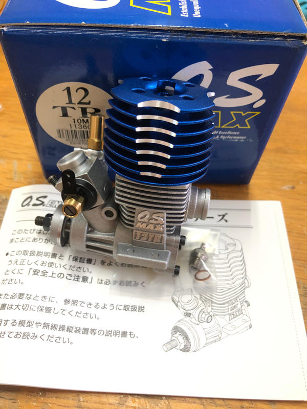 OS 小川精機 12TR 10M 短軸 全新引擎，原裝紙盒，說明書。非kyosho hpi TM Tamiya