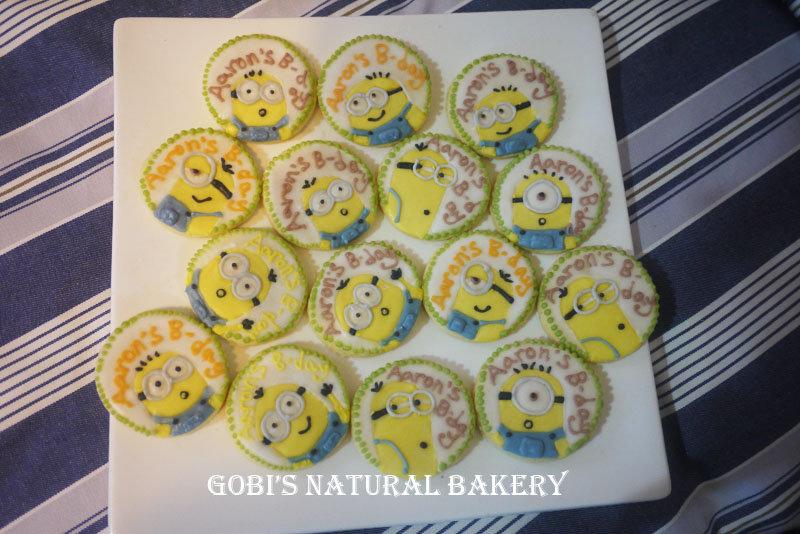 Gobi's Natural Bakery~小小兵杯子蛋糕+手工餅乾派對套組 一套110元 含杯子蛋糕+餅乾