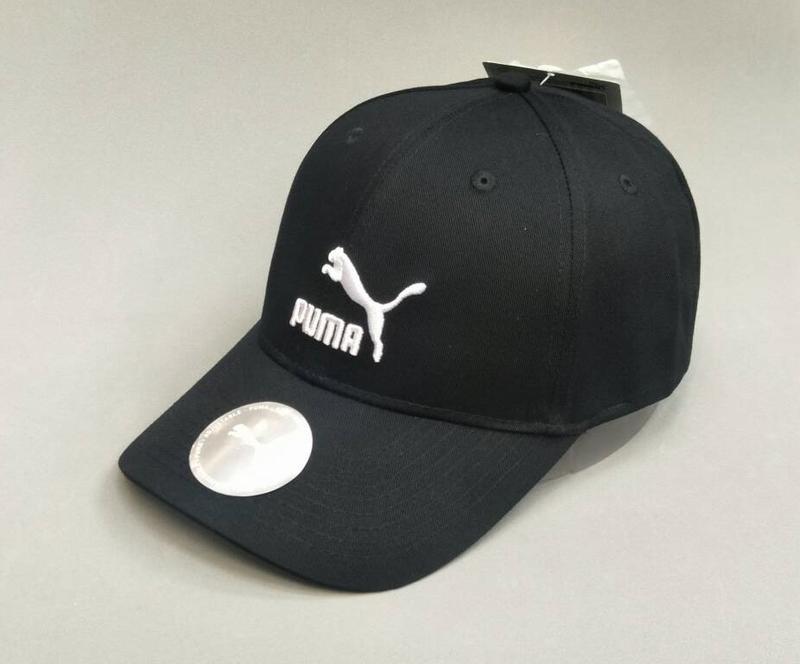 尼莫體育 PUMA 可調式 基本系列棒球帽 運動帽子 老帽 電繡 刺繡 硬頂 黑色 02204801